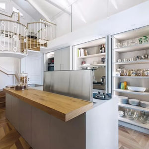 Gabinetes de Cocina Modulares Modernos y Minimalistas de Diseño Gratuito, Populares, Hechos en China, con Color Personalizado, Grifo de Mármol/Laminado para Apartamentos - Product Image 1