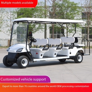 Voiture de patrouille électrique à quatre places à coque en fer, gestion immobilière à quatre roues, sécurité du campus, sites pittoresques - Product Image 4