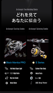 Juego de Cañas de Pescar HISTAR Archangel Soft Tone para Pesca de Lubina, Pez Mandarín y Lucio - Combo de Pesca Multisección para Lago y Río - Product Image 2