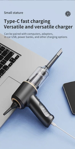 Sistema di Pulizia a Vuoto per Sedili in ABS+PU 12V Senza Fili | Rimozione Polvere/Detriti/Briciole | Design Automobilistico di Alta Gamma - Product Image 6