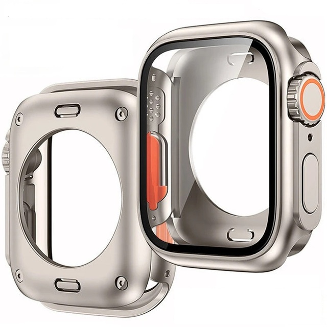 Innovative 360 Full Waterproof Case for Apple Watch Series 10 Cases PC+Glass Back Cover Case for Apple Watch Series 10 46mm
