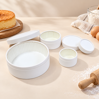 Tube en papier pour gâteau cylindrique 200 ml, boîte à bonbons, emballage pour gâteaux, boîte à cupcakes
