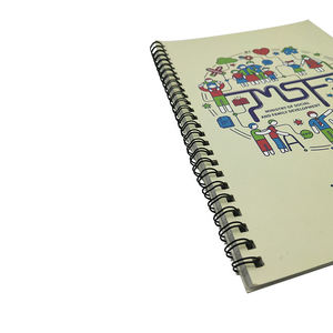 Office School Supplier <b>Spiral</b> Full Color Printing PP Hardcover Eco-friendly <b>A5</b> White Ruled <b>Notebook</b> - Product Image 3