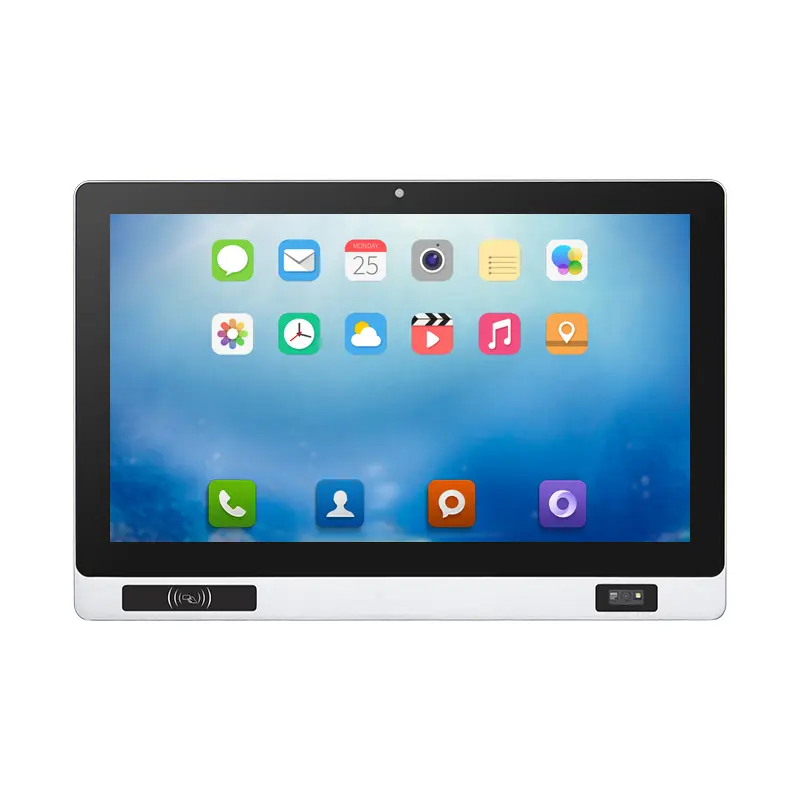 Nhúng PC Bảng điều chỉnh Win Linux OS tất cả trong một IP65 phẳng Android Touch Panel PC với camera phía trước Android Màn hình cảm ứng PC