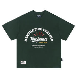 Cotton <b>T</b>-<b>shirt</b> High Quality Solid Color Customized logo Comfortable Oversize Couple Unisex <b>T</b>-<b>shirt</b> - Product Image 4