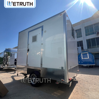 Wetruth Toilettes mobiles de luxe d'extérieur sur remorque, pour camping et salle de douche