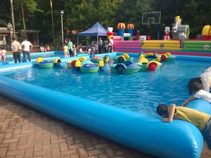 Parc aquatique d'amusement <span class=keywords><strong>Piscine</strong></span> pour enfants <span class=keywords><strong>Piscine</strong></span> gonflable de couleur jaune pour rouleau d'eau et ballon de <span class=keywords><strong>marche</strong></span> à vendre - Product Image 4