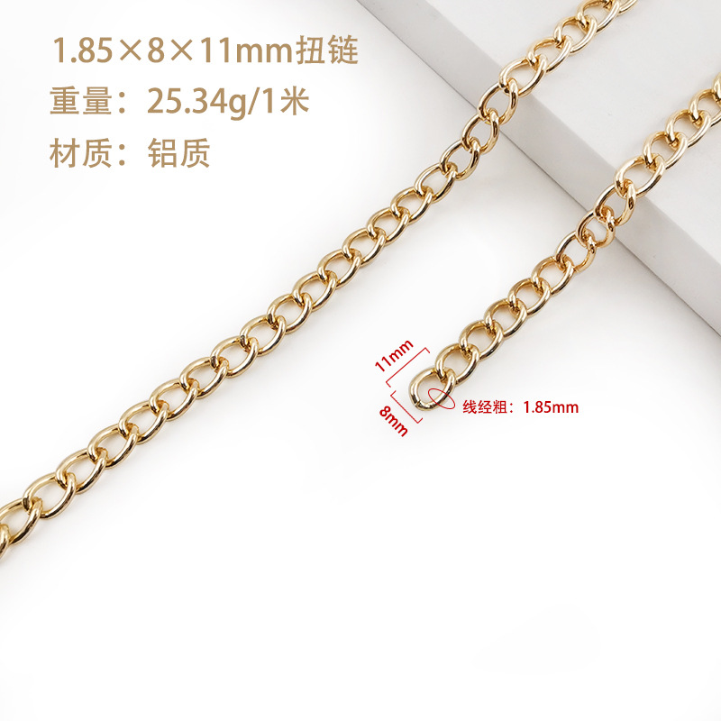 Y185-001-1,85x8x11mm (Or)