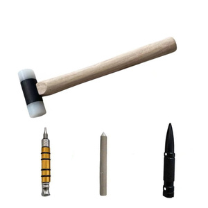 ชุดเครื่องมือซ่อมรอยบุ๋ม<span class=keywords><strong>รถ</strong></span>ยนต์ ค้อนหัวไนลอน ด้ามไม้ 3 ชิ้น ปากกาปรับระดับ สำหรับซ่อมตัวถัง<span class=keywords><strong>รถ</strong></span>ยนต์แบบไม่ทำสี ซ่อมรอยบุ๋มจากลูกเห็บ - Product Image 1