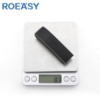 ROEASY Charnière hydraulique dissimulée à clipser 35mm sans ailes Couvercle en plastique détachable Fermeture en douceur Charnière d'armoire à petit angle