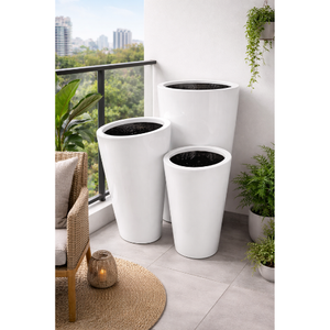 Best Seller Home Garden Decor Luxury Modern Design Eco-Friendly Decorative Durable Fiberglass Planters Pot - Product Image 1