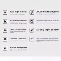 Projecteur laser à courte focale haute définition PT-TMW380 de remplacement, mise au point manuelle, résolution WUXGA pour home cinéma et usage professionnel