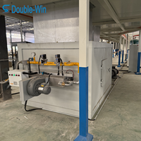 Nouvelle Ligne de Revêtement en Poudre Multi-Postes Circulante et Réversible à Commande PLC, Haute Productivité, pour Pièces Métalliques de Remorques et Accessoires