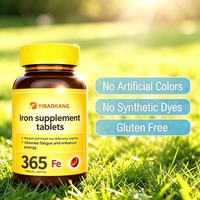 Complément alimentaire en comprimés de fer OEM pour soutenir la production d'énergie, aider à réduire la fatigue, soutien nutritionnel au fer