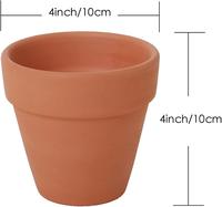 Pot en céramique en terre cuite pour cactus et succulentes, utilisation au sol, écologique, durable