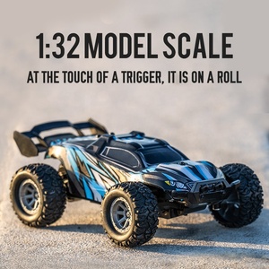 Coche de carreras pequeño de alta velocidad, vehículo de derrape con Control remoto, 20 km/h, 2,4 Ghz, escala 1/32 - Product Image 2
