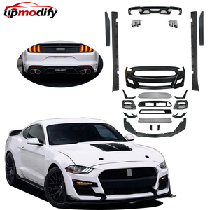 Kit de Carrocería de Material PP ABS de Nuevo Diseño para <span class=keywords><strong>Ford</strong></span> <span class=keywords><strong>Mustang</strong></span> 2018-2023 2.3T 5.0L <span class=keywords><strong>GT</strong></span> GT350, Actualización a GT500 <span class=keywords><strong>Shelby</strong></span>, Conjunto de Parachoques - Product Image 1