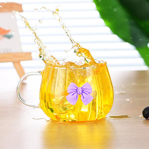 شفافة شكل اليقطين لطيف Bowknot صديق هدية عصير الفاكهة و - Product Image 5