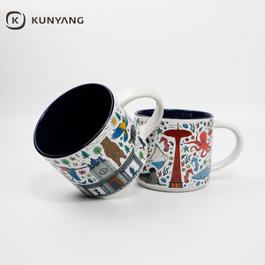 Mug en céramique promotionnel, motif personnalisé, logo, tasse en céramique, cadeau personnalisé écologique, mug à café pour le petit-déjeuner, mug à lait, dessin animé - Product Image 1