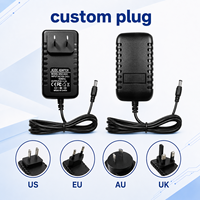 Fuente de Alimentación OEM Personalizada de 5V 2A 2000mA 10W, Adaptador de CA/CC con Enchufes Multinacionales Personalizados para EE. UU., UE, Reino Unido y Australia, para Cámaras de CCTV y Monitores