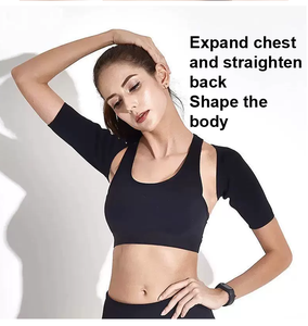 Correcteur de posture post-chirurgical pour prévenir la cyphose, amincissant pour le <span class=keywords><strong>dos</strong></span> et les épaules, sculpteur de bras, gaine amincissante en nylon sans couture - Product Image 4