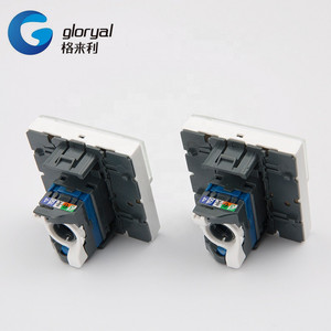 Connecteur Keystone Legrand de type français UTP RJ45 cat.5e ou cat.6 45x45mm - Product Image 4