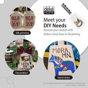 Deke nhà 2 gói 10 inch thép cowbells xử lý tiếng ồn lớn Nhà sản xuất bóng đá/Thể thao bên cuộc thi trường tinh thần an toàn thực hiện - Product Image 2