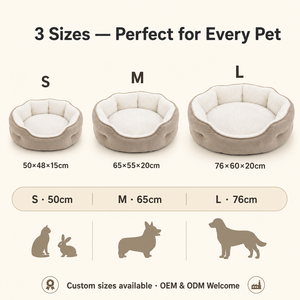 <span class=keywords><strong>Coussin</strong></span> pour animaux de compagnie festonné en fausse fourrure longue et moelleuse, confortable, rembourré en coton PP, amovible et lavable, pour chiens et chats, vente en gros - Product Image 5
