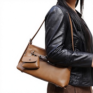 Bolso de Mano Exquisito de Diseño Novedoso para Primavera 2026, Bolso Bandolera Casual de Cuero de Alta Calidad para Mujer con Cierre de Cremallera y Hebilla para Uso Diario - Product Image 1