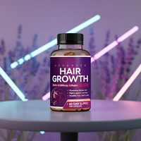 Capsules capillaires naturelles personnalisées en gros : Biotine, Collagène, Vitamines – Favorise des cheveux plus épais, combat la chute des cheveux, améliore la mémoire et le sommeil