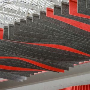 Treo trần vải Acoustic tấm Acoustic Polyester cảm thấy Hội Đồng Quản trị âm thanh diffusers Trần Bảng điều khiển âm thanh - Product Image 5