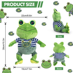 Housse de tête de club de golf en peluche grenouille adorable, douce et rembourrée, personnalisable, unisexe - Product Image 3