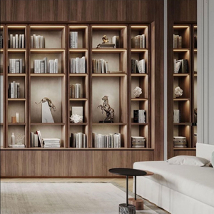 Estantería de acero inoxidable 304 personalizada cero formaldehído, librería independiente multifuncional moderna <span class=keywords><strong>para</strong></span> sala de estar y dormitorio - Product Image 1