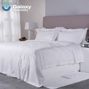 100% cotton <span class=keywords><strong>bedding</strong></span> Set Duvet bao gồm tùy chỉnh khách sạn sang trọng 7 cái satin Vua Kích thước bedsheets - Product Image 2
