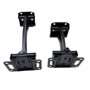 Xinjunye Chair Mechanism Matte <b>Black</b> Cold-Rolled Steel Adjustable Slide Hinge For Sofa Backrest And Armrest - Product Image 1