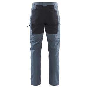 BLAKLADER - 145918458286D92 Pantalones de servicio con elástico entumecido azul/azul marino oscuro-PANTALONES DE TRABAJO EAN 7330509781531 - Product Image 3