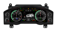 WEIJUNPRO 12.3 inci instrumen dasbor Digital Cluster kondisi baru Panel Speedometer untuk Toyota Land Cruiser 2008-2015