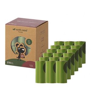 Sacs à déjections canines 100% biodégradables, sacs à déchets pour animaux de compagnie compostables, anti-fuites, écologiques - Product Image 1
