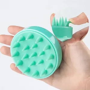 Shampoo Brush Silicone Scalp Massager Hair Brush Head Massager Hair Growth Scrubber