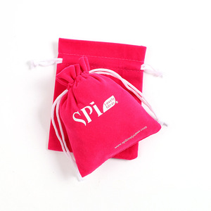 Bolsa de Regalo de Terciopelo Pequeña de Alta Calidad al por Mayor, Bolsa de Joyería con Cordón de Gamuza y Logotipo - Product Image 6