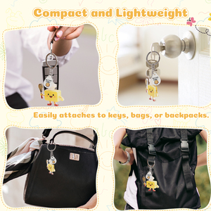 <b>Cute</b> Butter Chef Key Chain Cartoon Rubber Zinc Alloy Pendant Bag Charm Gift <b>Keyring</b> - Product Image 3