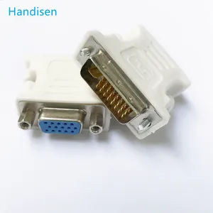 Conector dvi 24 + 5 macho para vga fêmea