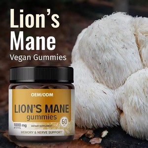 Aeglewell OEM Özel Marka Aslan Yelesi Jelibonları Vegan Aslan Yelesi Mantarı Takviyesi Jelibon - Product Image 3