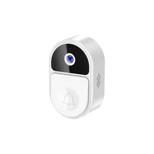 Smart Life kamera Mini nirkabel, bel pintu Video keamanan rumah aplikasi Tuya WiFi kunci pintu pintar untuk apartemen