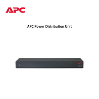 APC PDU AP7821BCZ Rak-Mounted Metered 1U 16A 208/230V (8) C20 PDU Server Industri dengan Kabel 2.50m 3300VA