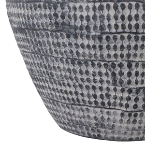 Vaso decorativo in ceramica testurizzata per soggiorno, decorazione per la casa, accessorio da tavolo, elegante vaso per fiori - Product Image 5