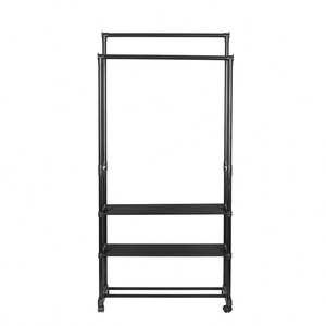 Zapatos Simple independiente negro estándar percha almacenamiento <span class=keywords><strong>ropa</strong></span> soporte abrigo estante con <span class=keywords><strong>perchero</strong></span> - Product Image 3