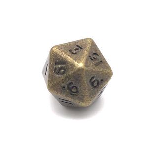 ขายส่งของขวัญพกพาสำหรับอีคอมเมิร์ซ 3 สี เป็นมิตรกับสิ่งแวดล้อม ทนทาน 6 มม. รับทำโลโก้ ลูกเต๋าเรซิ่นโลหะขนาดเล็กสำหรับเกม DND - Product Image 3