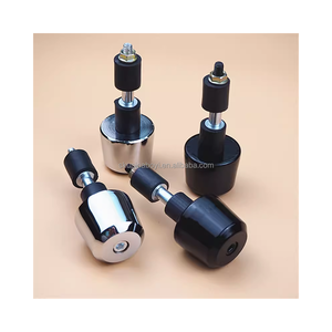 Bouchons d'extrémité de <span class=keywords><strong>guidon</strong></span> de <span class=keywords><strong>moto</strong></span> rétro universels Poignées Capuchons de poignée Curseurs adaptés aux motos - Product Image 1