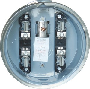 GYB100 100A Vỏ Nhôm Đồng Hồ Đo Năng Lượng Một Pha Cơ Sở Ổ Cắm 5 Hàm/Thiết Bị Đầu Cuối - Product Image 4